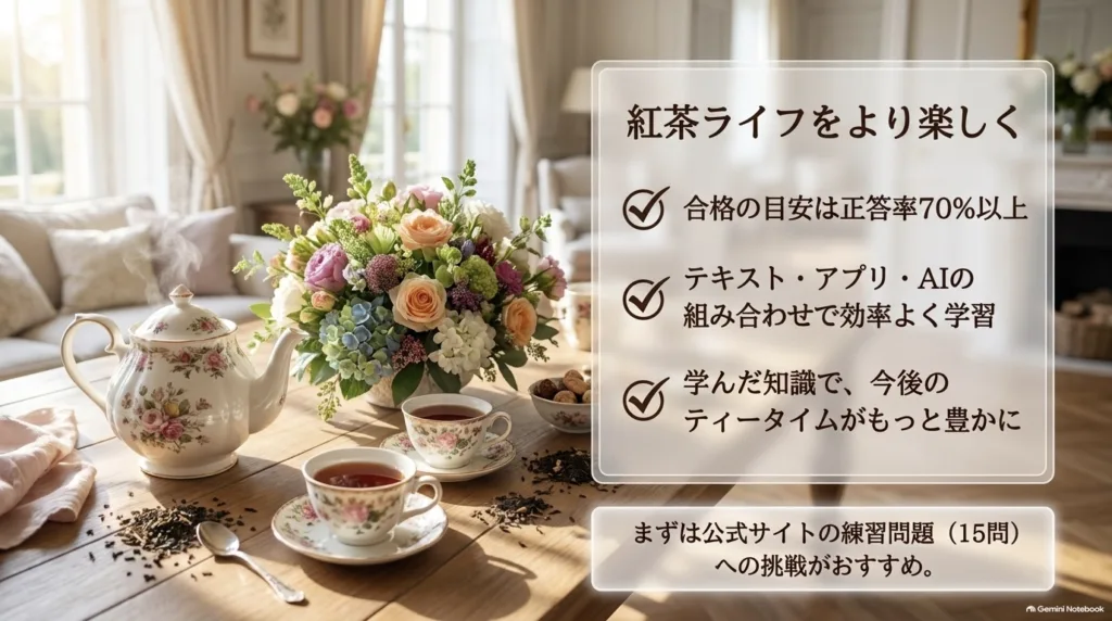 まとめと、公式サイトの練習問題を解いてみる一歩のスライド